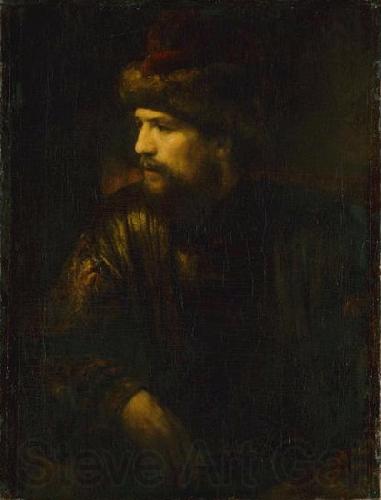Willem Drost Portrait of a man in a red kolpak. Spain oil painting art